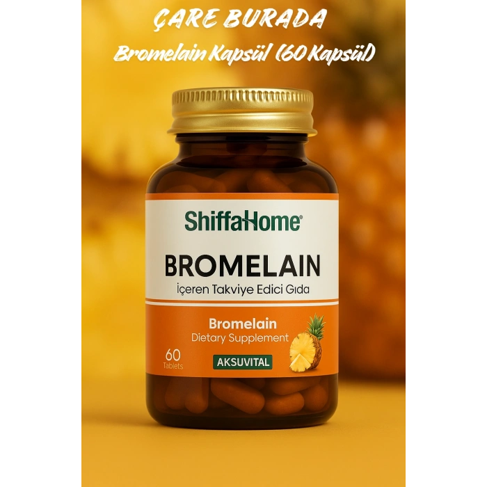 Bromelain Kapsül (60 Kapsül)