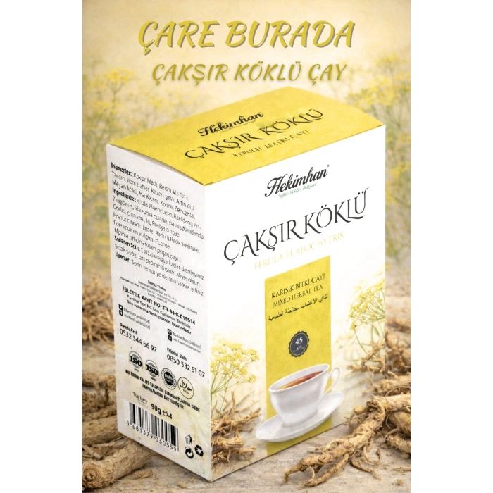 Çakşır Köklü Karışık Bitkisel Çay (45li Süzen Poşet) (2 ADET)