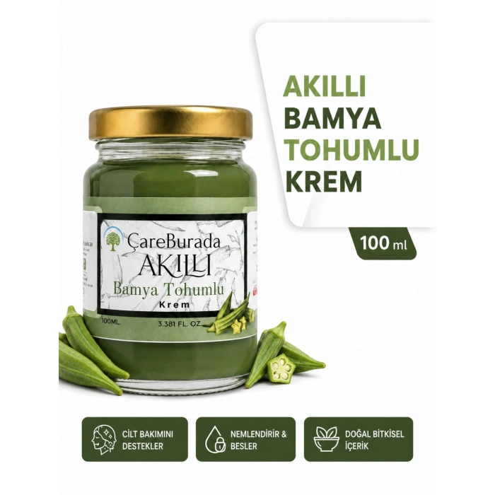 Çare Burada Akıllı Bamya Tohumlu Krem 100 ML x 2li Avantaj Seti