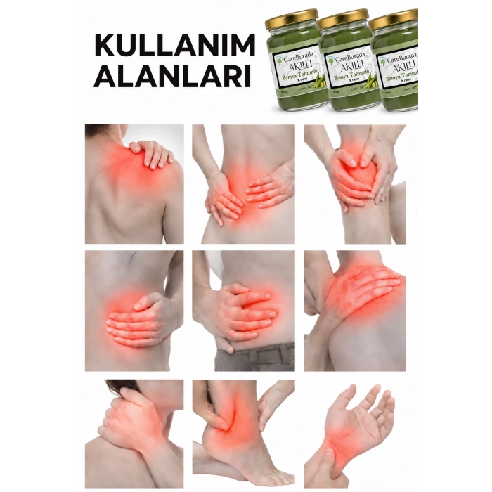 Çare Burada Akıllı Bamya Tohumlu Krem 100 ML x 3lü Avantaj Seti