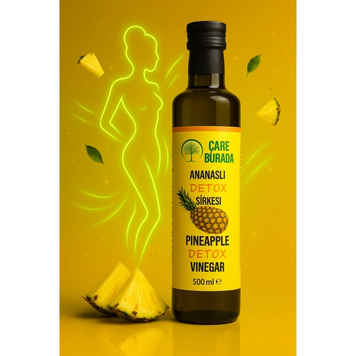 Çare Burada - Ananaslı Detoks Sirkesi 500 Ml