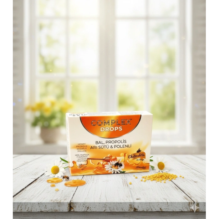 Çare Burada Drops Pastil- Bal, Propolis, Arı Sütü, Polen