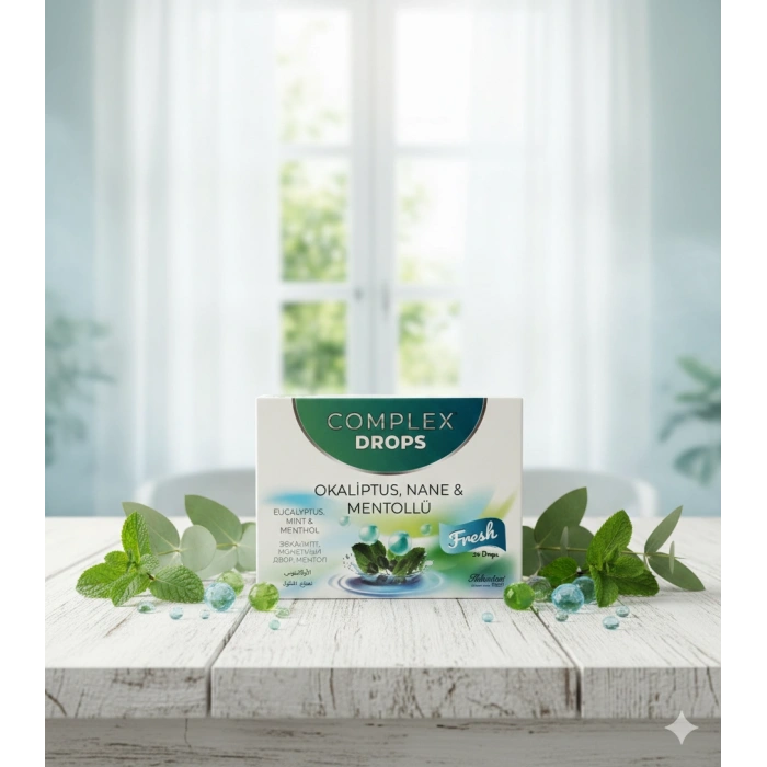 Çare Burada Drops Pastil - Okaliptus, Nane, Mentollü
