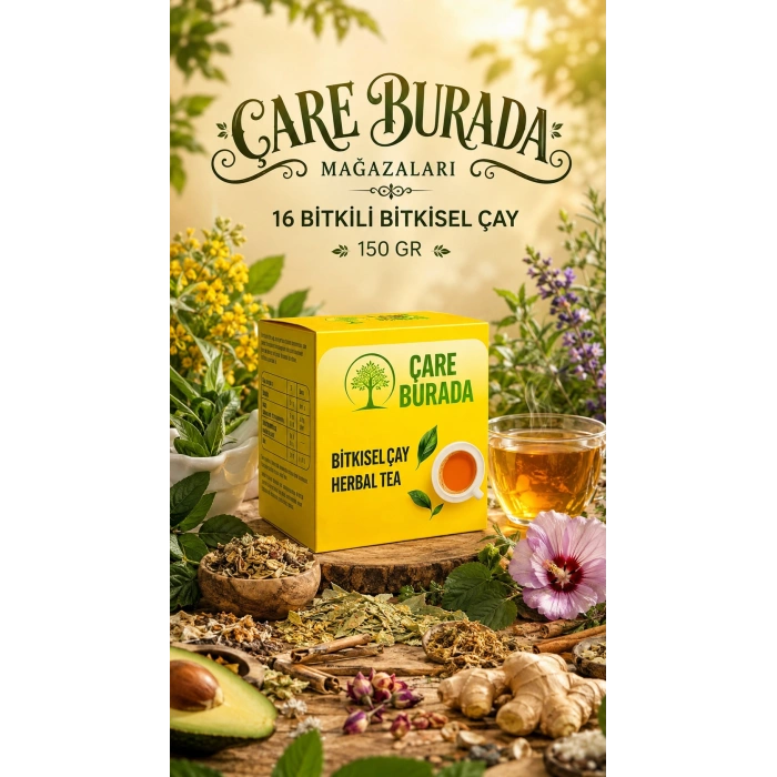 ÇareBurada - 16 Bitkili Bitkisel Çay 150 gr