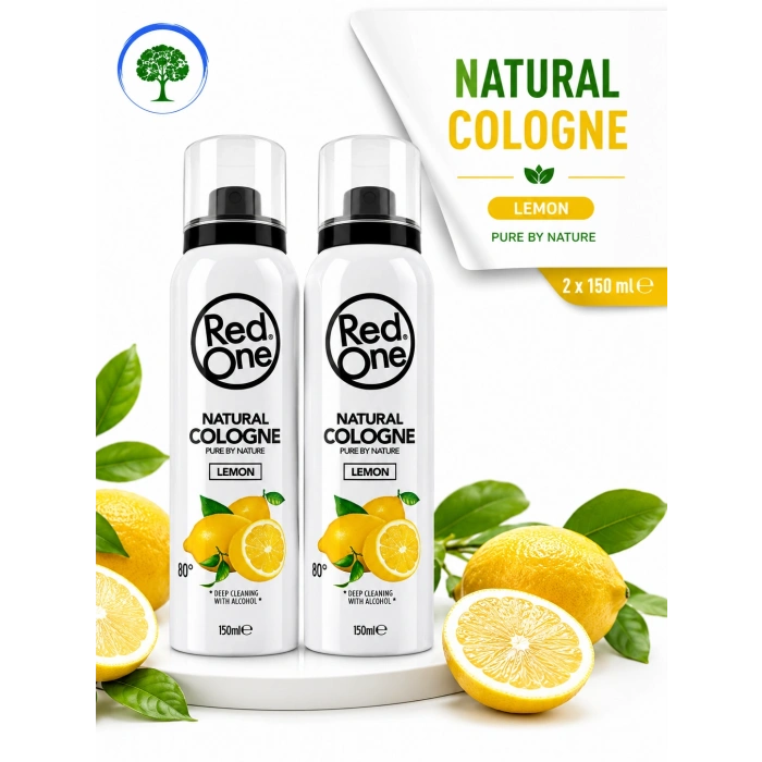 ÇareBurada 2 Adet Red One Kolonya 150 ml | Limonlu Sprey Kolonya