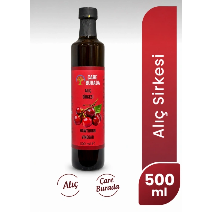 ÇareBurada Alıç Sirkesi 500 ml | Geleneksel Fermente Alıç Sirkesi