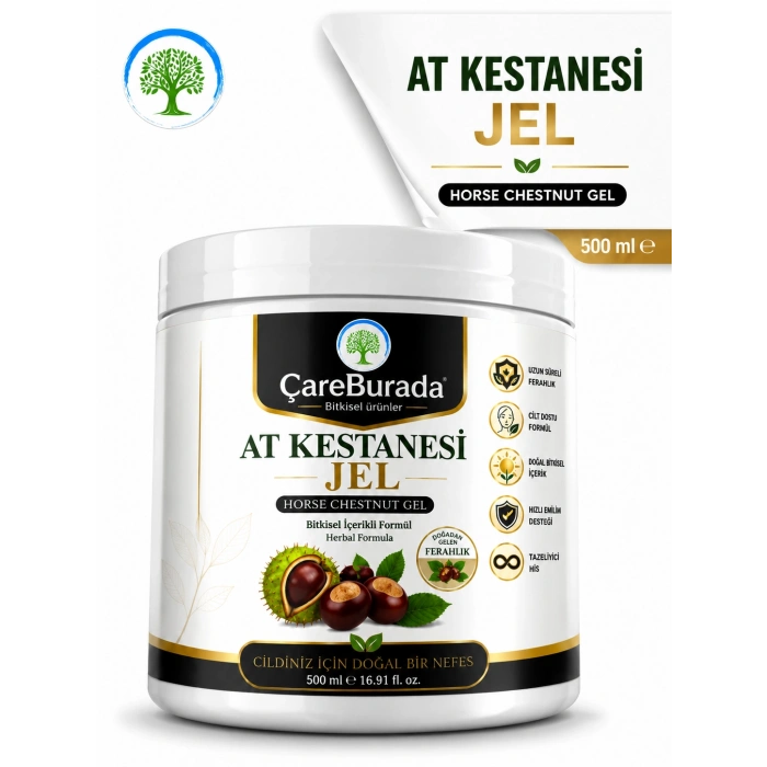 ÇareBurada At Kestanesi Jel 500 ml. | Ferahlık ve Bakım Bir Arada