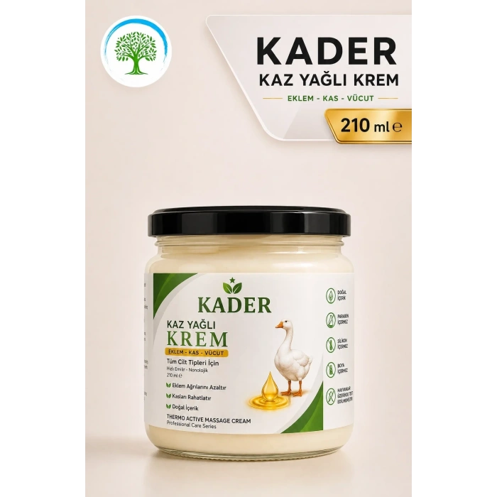 ÇareBurada - KADER Kaz Yağlı Krem 210 ml