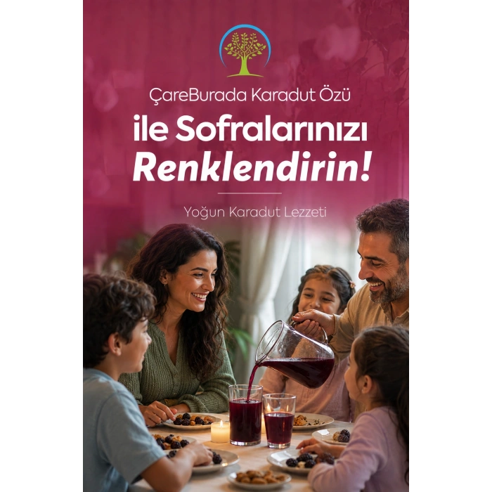 ÇareBurada Karadut Özü 500 ml