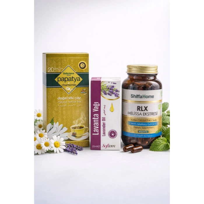 ÇareBurada Lavanta Yağı 20ml, Papatya Çayı, RLX Kapsül