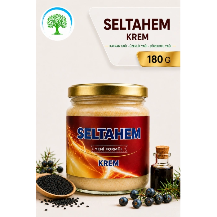 ÇareBurada Seltahem Krem 180 G | Katran, Üzerlik, Çörekotu Yağlı Krem