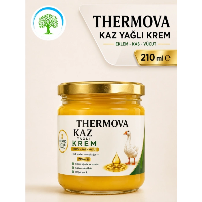 ÇareBurada Thermova Kaz Yağlı Krem 210 ml