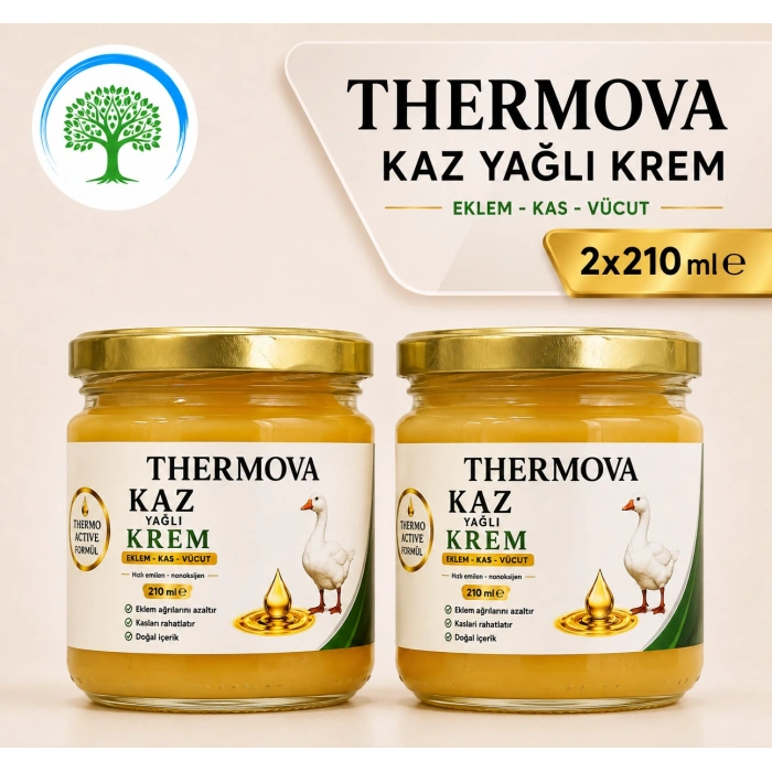 ÇareBurada Thermova Kaz Yağlı Krem 210 ml x 2 Adet
