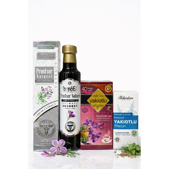 ÇareBurada Yakıotu Ekstrakt 250 ml. - Yakıotlu 40lı Poşet Çay - Yakıotlu Macun 420 gr. Set