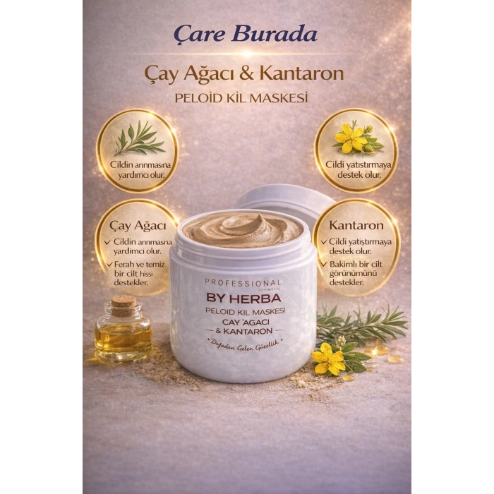 Çay Ağacı & Kantaron Özlü Kil Maskesi 400 Ml