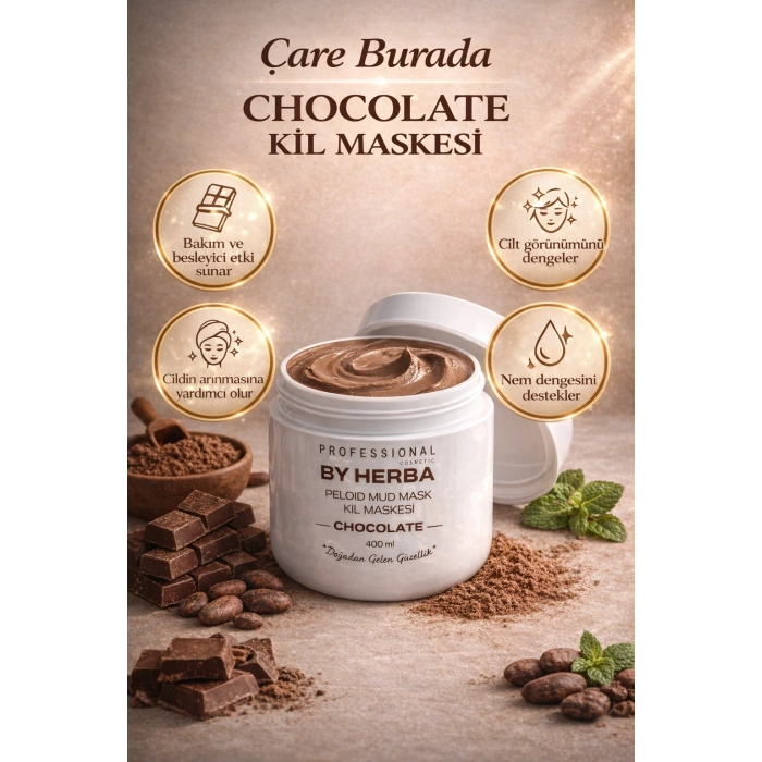 Çikolatalı Kil Maskesi 400 Ml