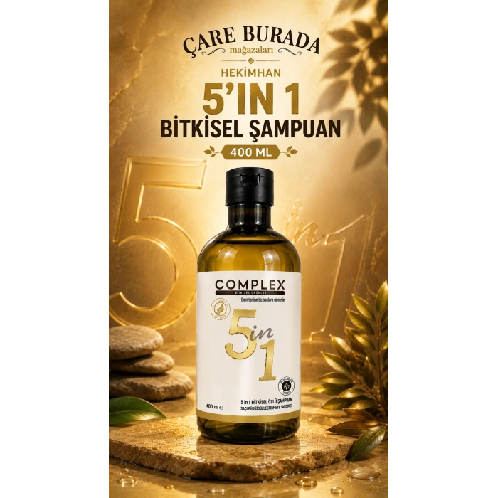 Complex 5 in 1 Bitkisel Özlü Şampuan 400 Ml