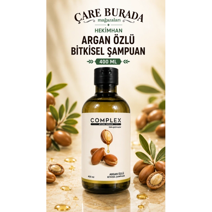 Complex Argan Özlü Bitkisel Şampuan 400 Ml