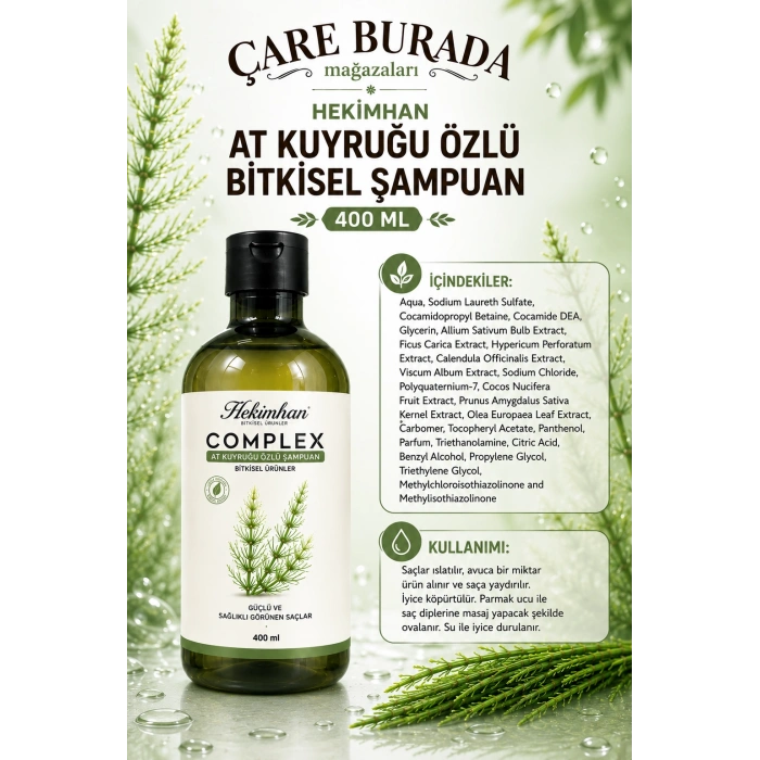 Complex At Kuyruğu Özlü Bitkisel Şampuan 400 Ml