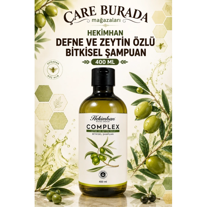 Complex Defne ve Zeytin Özlü Şampuan 400 Ml