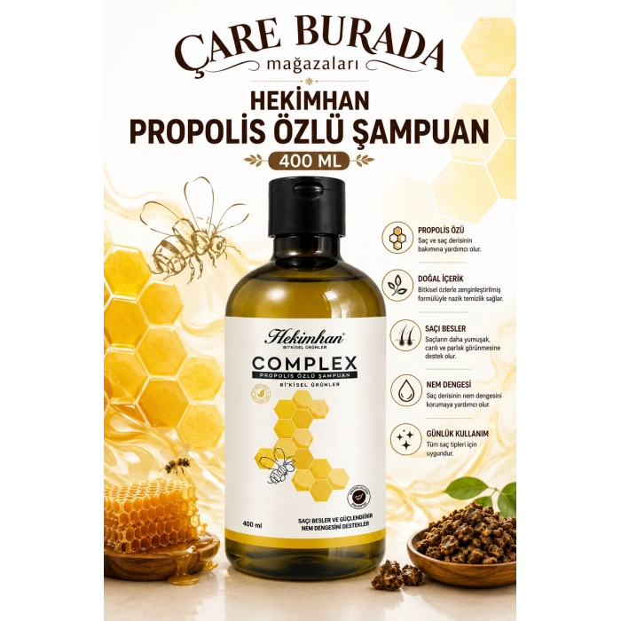 Complex Propolis Özlü Şampuan 400 Ml