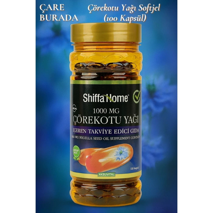 Çörekotu Yağı Softjel 1000 mg (100 Softjel)