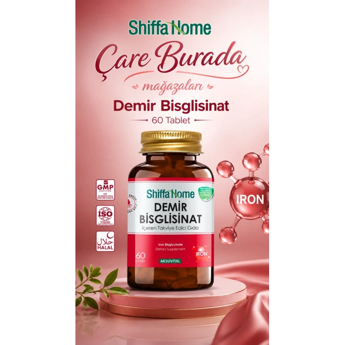 Demir Bisglisinat 60 Tablet (C Vitamini)