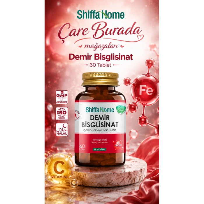 Demir Bisglisinat 60 Tablet (C Vitamini)
