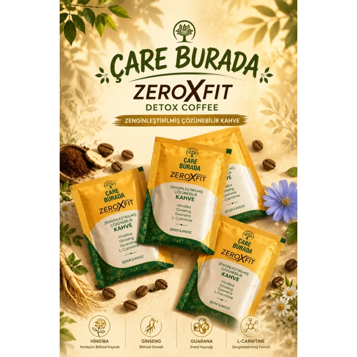Detoks Seti - 16 Bitkili Bitkisel Çay 150 gr & Detoks Kahve 30 Şase