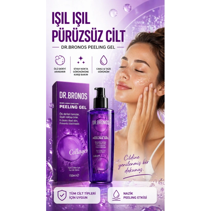 DR.BRONOS Collagen Peeling Jel 150 ml