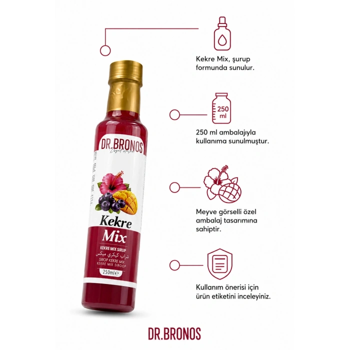Dr. Bronos Kekre Mix 250 ml & ShiffaHome Bromelain 60 Kapsül İkili Set