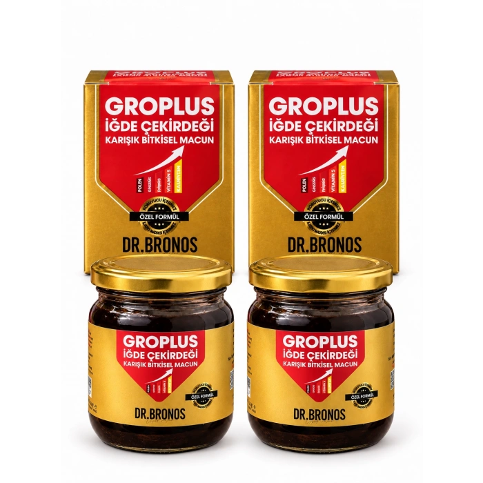 Dr. Bronos Groplus İğde Çekirdeği Karışık Bitkisel Macun 2li Paket