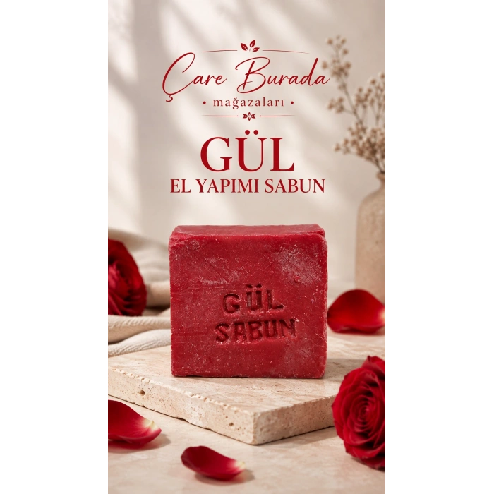 El Yapımı & Doğal Gül Sabunu
