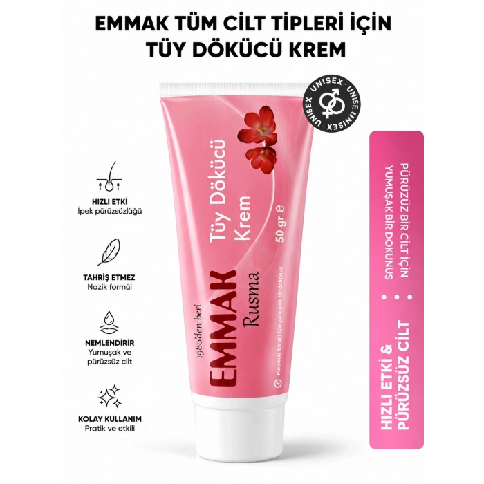 Emmak Rusma - Tüy Dökücü Krem 50 gr