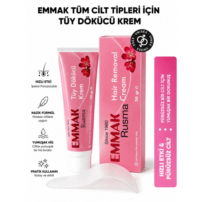 Emmak Rusma - Tüy Dökücü Krem 50 gr