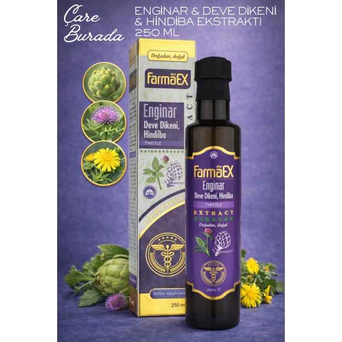 Enginar & Deve Dikeni & Hindiba Ekstraktı 250 Ml