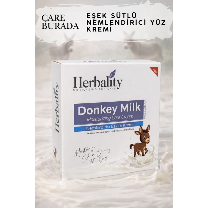 Eşek Sütlü Nemlendirici Yüz Bakım Kremi 150 Ml