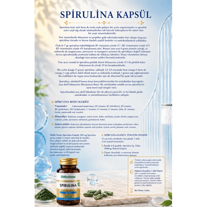 Form & Diyet Destek Seti (Spirulina Kapsül (60 Kapsül) & Hindiba Kahvesi 150 Gr)
