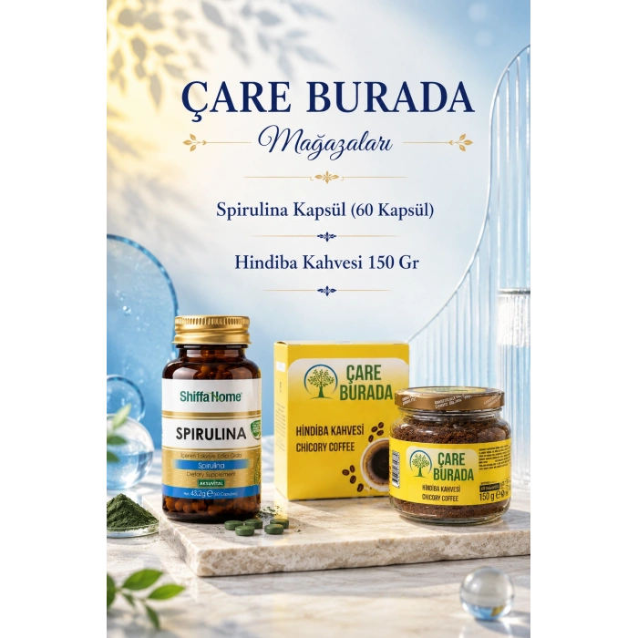 Form & Diyet Destek Seti (Spirulina Kapsül (60 Kapsül) & Hindiba Kahvesi 150 Gr)