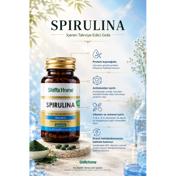 Form & Diyet Destek Seti (Spirulina Kapsül (60 Kapsül) & Hindiba Kahvesi 150 Gr)