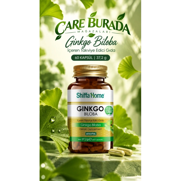 Ginkgo Biloba Kapsül 1000 Mg 60 Kapsül (2 ADET)