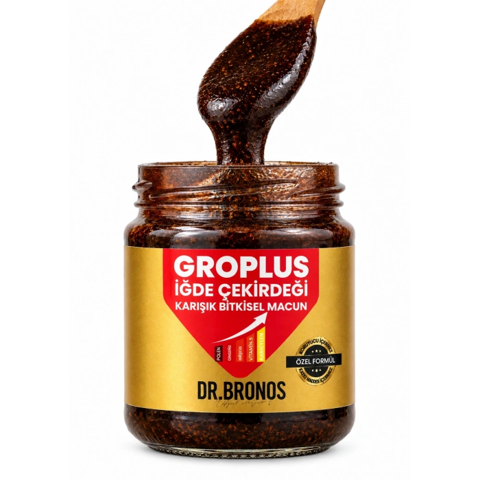 GROPLUS İğde Çekirdeği Karışık Bitkisel Macun – Cam Kavanoz