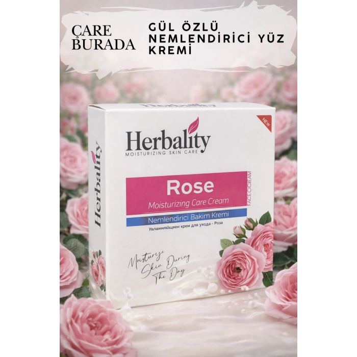 Gül Özlü Nemlendirici Yüz Bakım Kremi 150 Ml