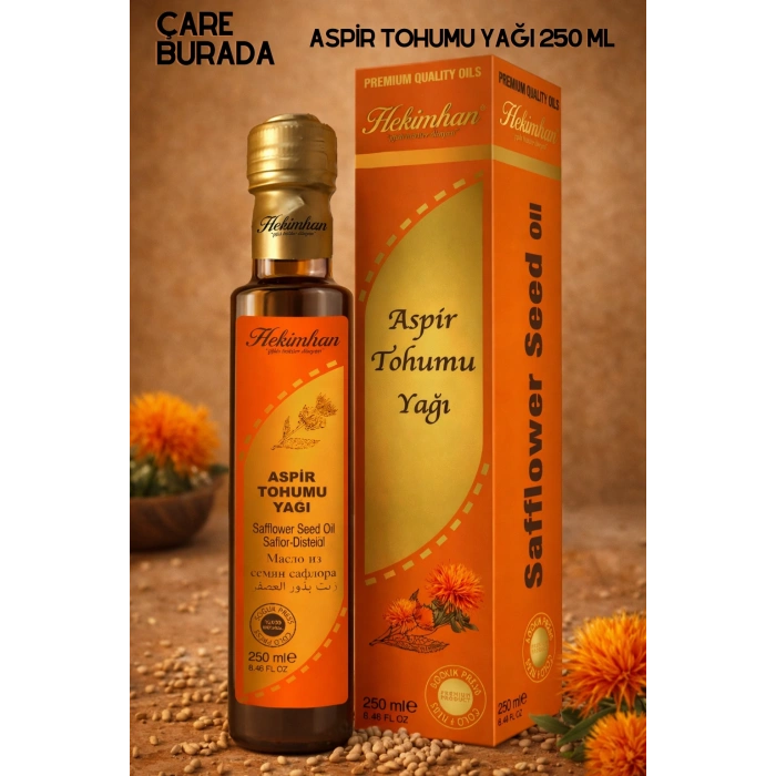 Hekimhan - Aspir Tohumu Yağı 250 Ml (Soğuk Sıkım)
