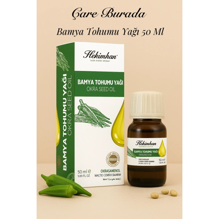 Hekimhan - Bamya Tohumu Yağı 50 Ml