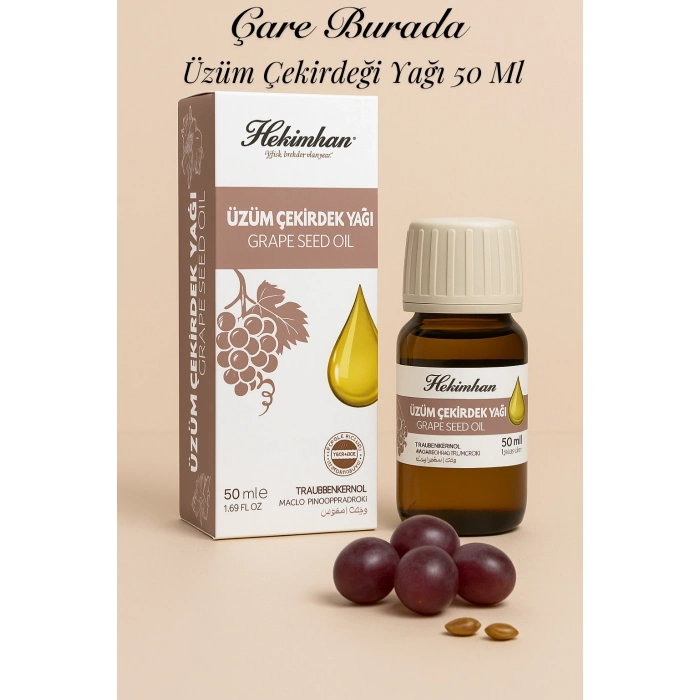 Hekimhan - Üzüm Çekirdeği Yağı 50 Ml
