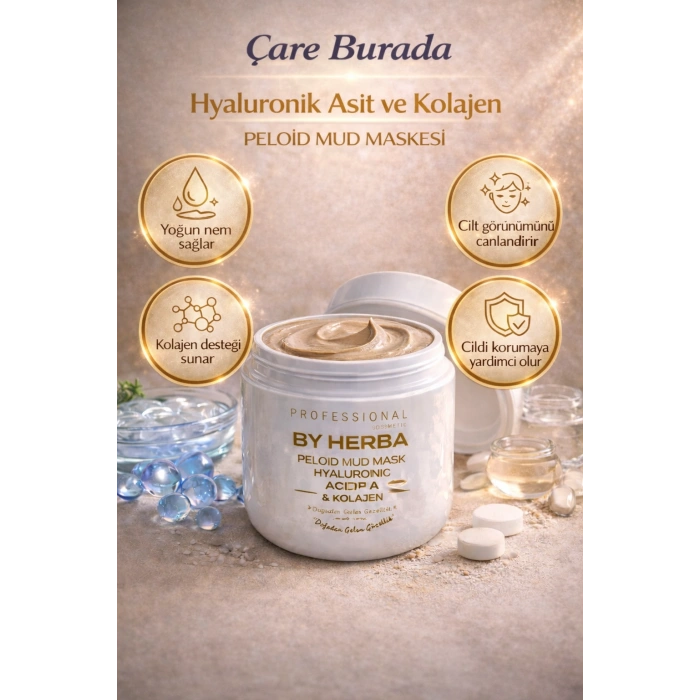 Hyaluronik Asit & Kolajen Özlü Kil Maskesi 400 Ml