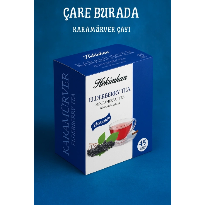 Karamürver  Bitkisel Çay (45li Süzen Poşet)