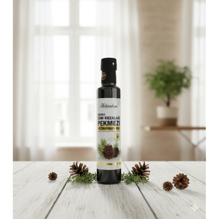 Kekikli Çam Kozalağı Pekmezi Keçiboynuzu Özü 350 G 2 Adet