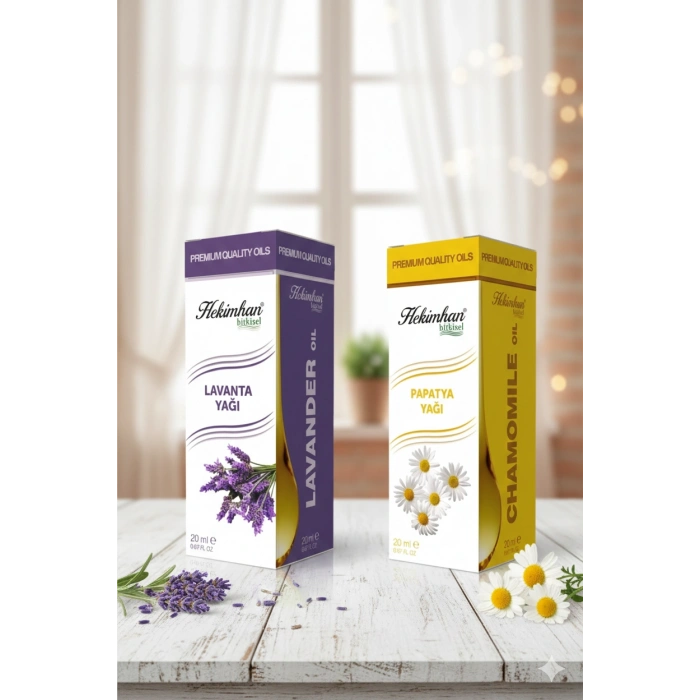 Lavanta Yağı 20 Ml Ve Papatya Yağı 20 Ml Avantaj Paketi
